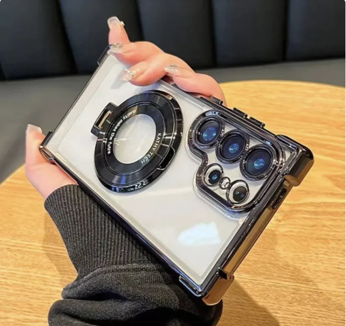 ClearView Magnetic Samsung Case with Protection Stand