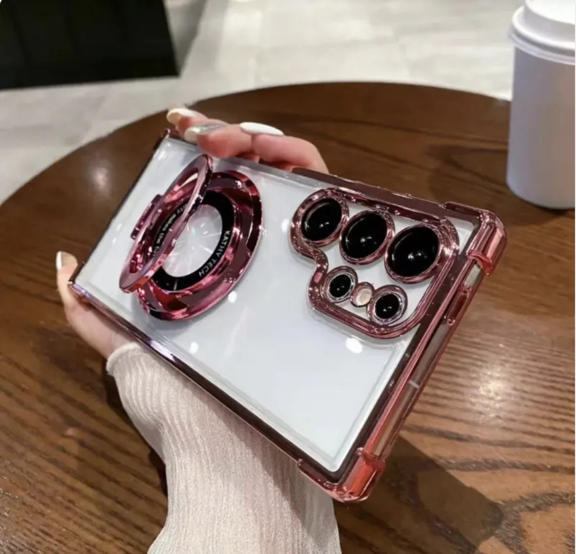 ClearView Magnetic Samsung Case with Protection Stand