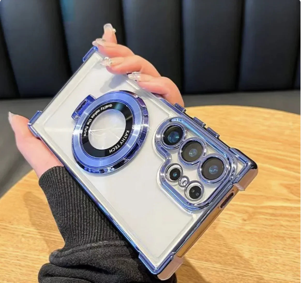 ClearView Magnetic Samsung Case with Protection Stand