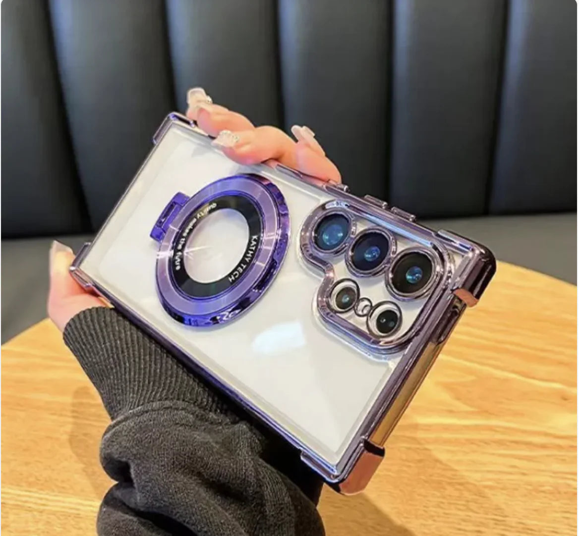 ClearView Magnetic Samsung Case with Protection Stand